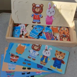 Received Wooden Dress Up Puzzle Set from customer M*****d.