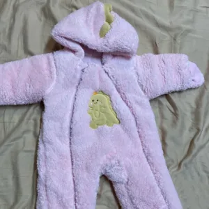 Received Baby Hooded Romper Thickened Jumpsuit from customer M**t.