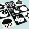 vision cards, black and white contrast cards