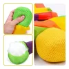 hand throwing ball, sandbag ball