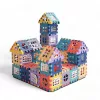 building blocks house, house building toy