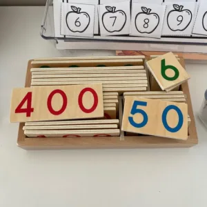 Received Wooden Numbers Card for Math Learning from customer M***e.