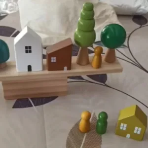 Received Montessori Stacking Toy Wooden Blocks from customer S***l.