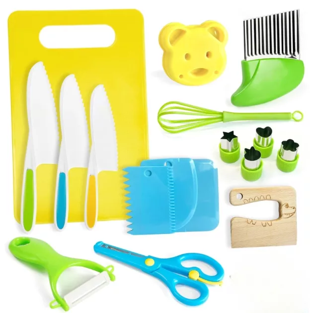 kids kitchen set, play kitchen, montessori kitchen tools, montessori cooking set