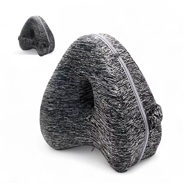 Black_Memory Foam Knee Pillow for Side Sleepers.jpg