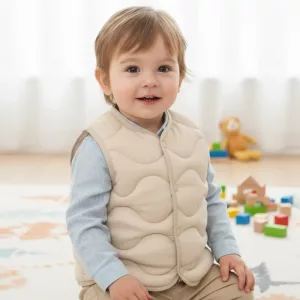 Stylish Cotton Vest Warm Sleevelss Jacket for Kids