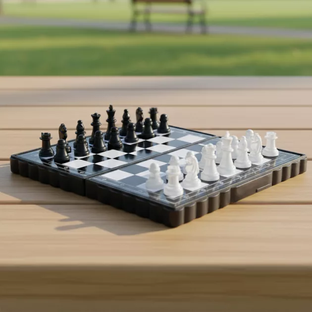 magnetic chessboard, portable chessboard, magnetic travel chess board