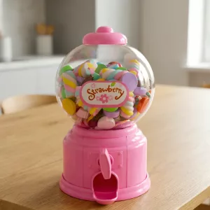 sweets dispenser, cute candy machine, candy machine toy, candy vending machine, capsule gumball machine