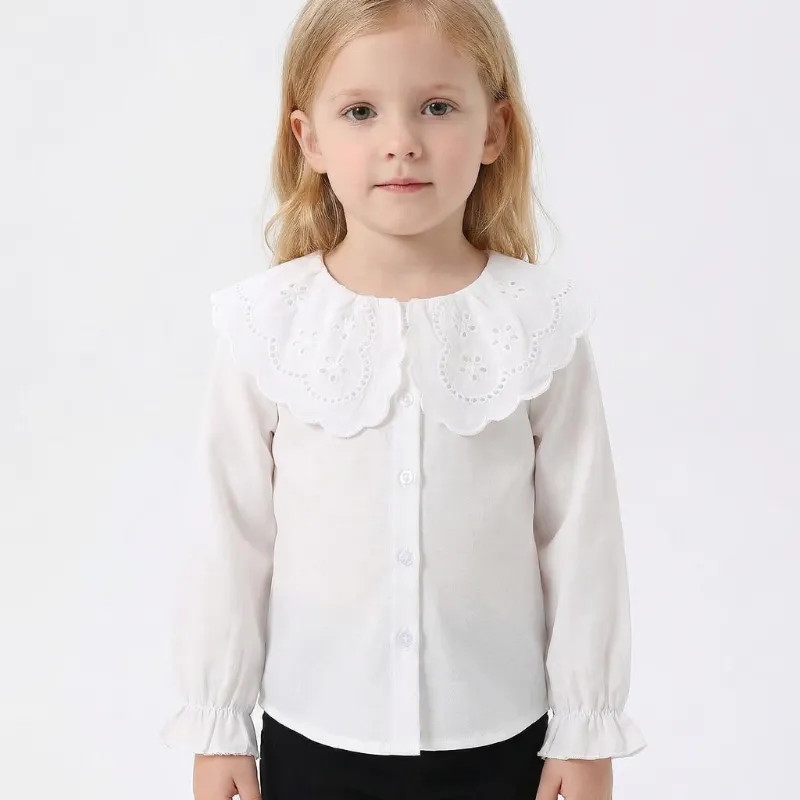 lace collar cardigan