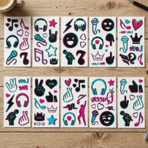 glowing tatto, glow in the dark tatto, uv light tatoo