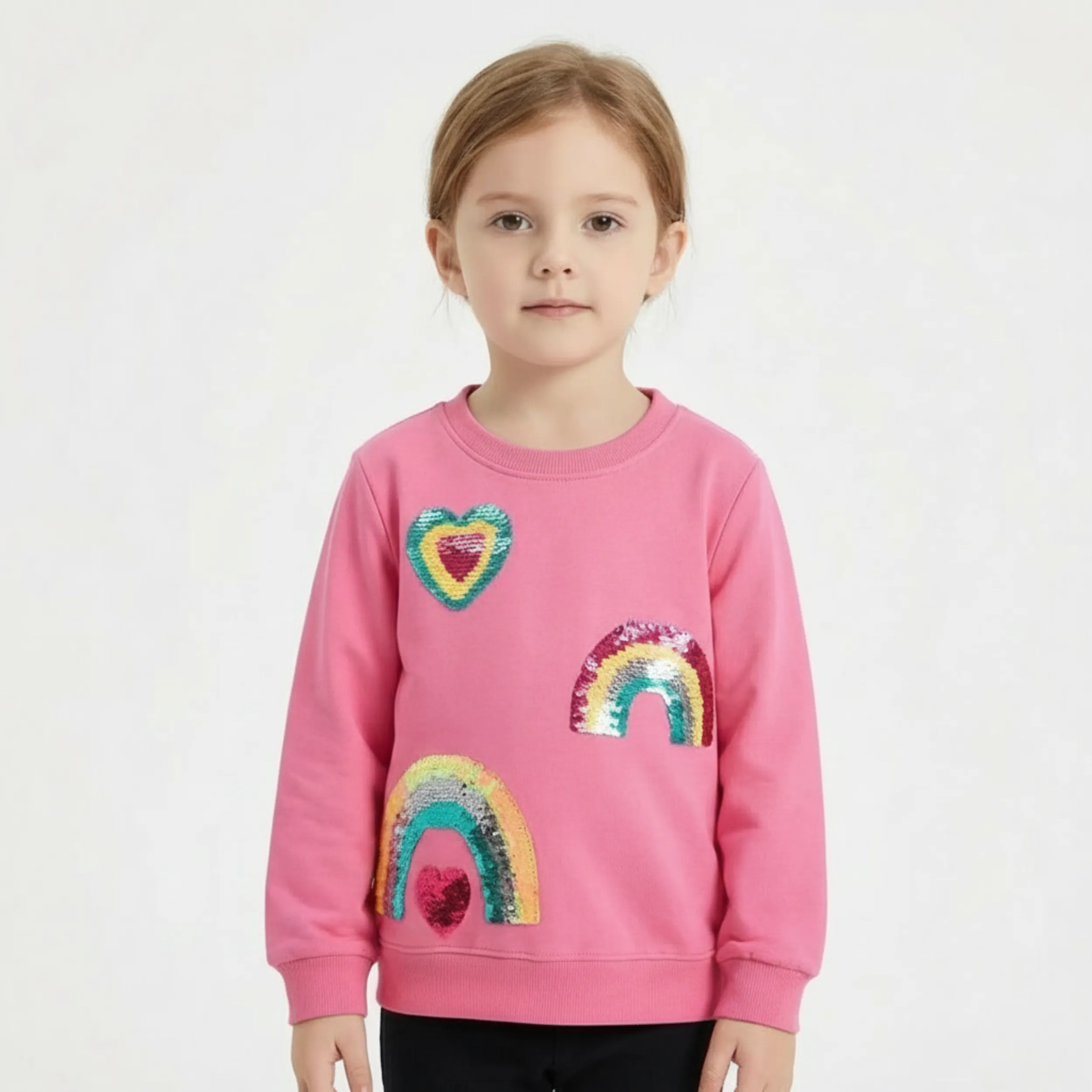Cute Cotton Long Sleeve Sweatshirt for Kids