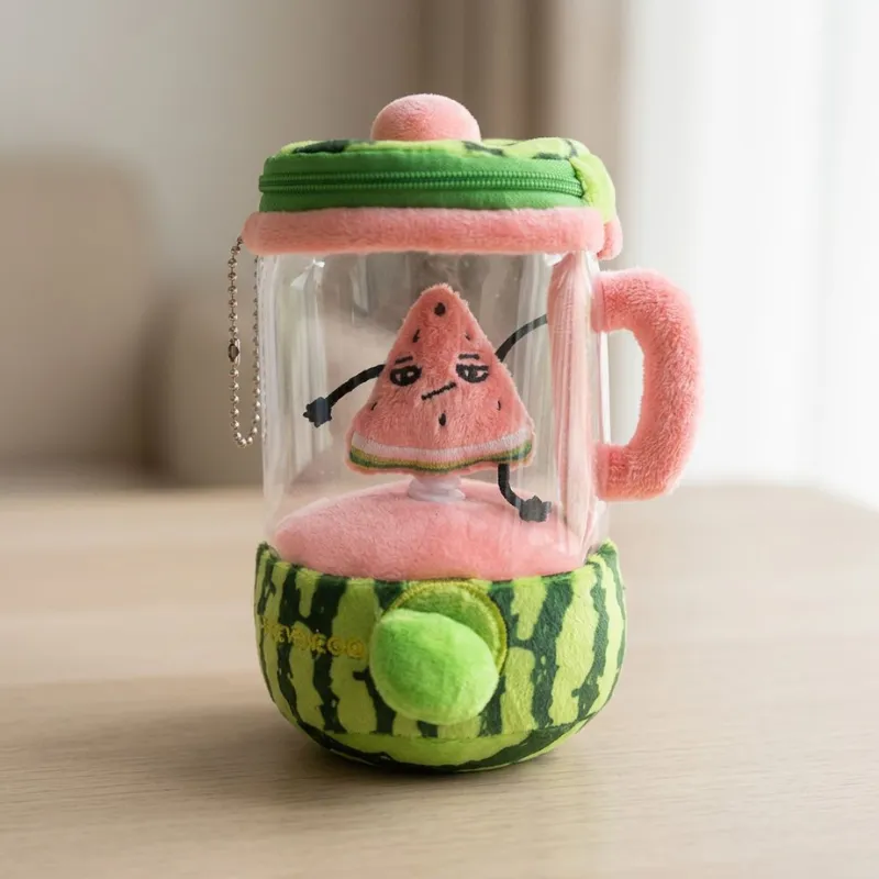 Cute Drawstring Juicer Plush Toy for kids