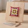 blocking board for knitting, crochet blocking board, granny square blocking board, crochet peg board, crochet square blocking board